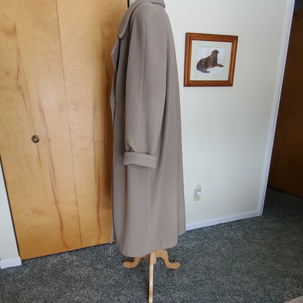 Vintage CBO NewYork Full Length Wool Coat Size 26 - Picture 4 of 8